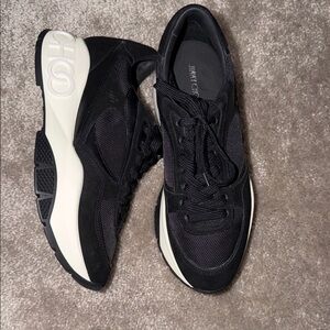 Jimmy Choo Black and White Sneakers